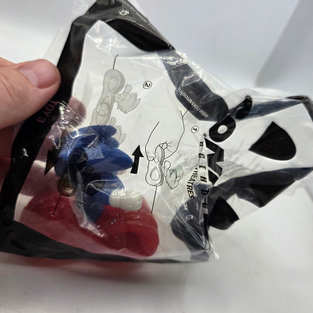 2022 McDonald's Sonic the Hedgehog 2 Happy Meal Toys Lot of 2 Sealed Super Sonic